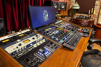 professionally mix and master pop, hiphop, anime or dance music with analog gear