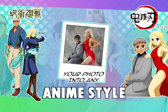 draw your photo with your favorite anime style
