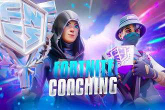 be your fortnite coach and teach tactics and  mechanics