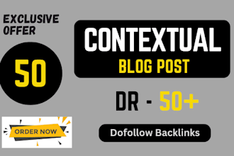 do 50 DR 50 contextual blog post backlinks for SEO success