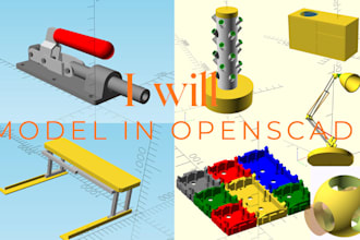 model 3d in openscad