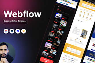 design and build a custom webflow website