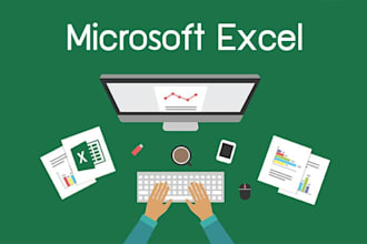 excel graphs, pivot tables, vlookup and dashboard