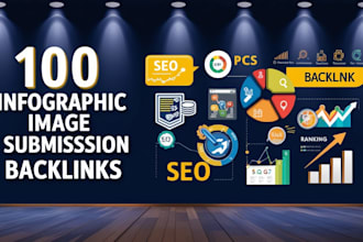 do image, PDF, or infographic submission backlinks on 100 photo sharing sites