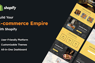 do custom shopify theme design and  development