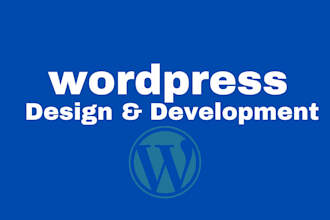 wordpress website design and website development