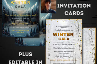create editable invitation templates, flyers, cards and personalized designs