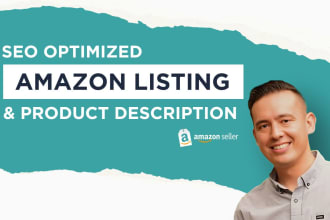 write your SEO optimized amazon product listing description