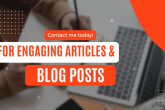 write your marketing and psychology articles and blog posts