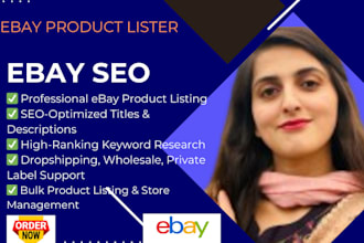 do ebay listing,ebay product listing,ebay SEO listing,ebay product upload lister