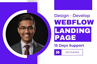 webflow landing page developer, transforming figma design to engaging websites