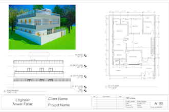 create 2d and 3d house floor plans in revit