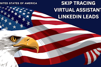 be your virtual assistant skip tracing b2b leads expert