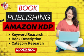 do self book publishing and keyword research for amazon KDP
