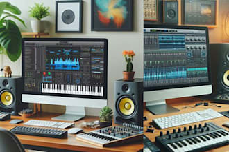 produce a professional custom rap beat for your vocals