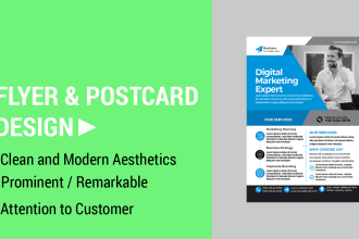design corporate flyers and postcards to your brand