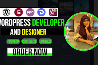 build wordpress website, revamp wordpress design, redesign website developer
