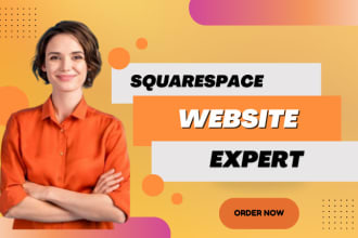 squarespace website design, redesign, design landing pages