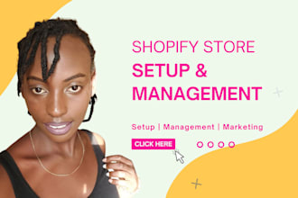 provide shopify management for fashion brands