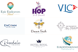 design travel adventure nature landscape logo