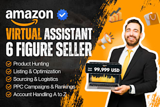 be your amazon fba virtual assistant and ppc expert