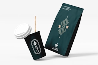 create minimalist branding and packaging design
