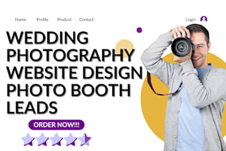 wedding photography leads 360 photo booth rental leads event photography website