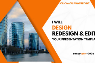design, redesign powerpoint presentation, canva, powerpoint