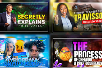 design the ideal attractive and captivating youtube thumbnail