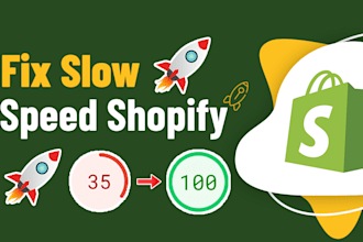 fix slow speed shopify, optimize shopify store