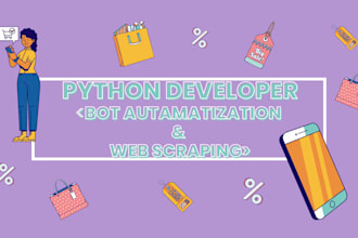 python scraping and robot automation