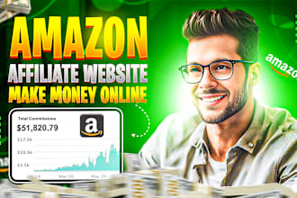 create money making autopilot amazon affiliate marketing website with clickbank