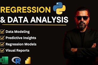 do linear and logistic regression projects in python, r, and excel