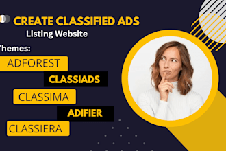 design classified ads wordpress website with adforest classiads classima themes