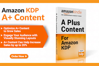 design amazon KDP a plus content or ebc design