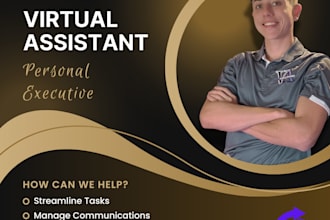 be your personal executive virtual assistant