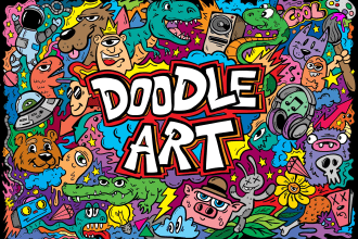 draw cool doodle art illustrations