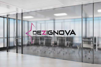 design minimalist and abstract logo for your new business