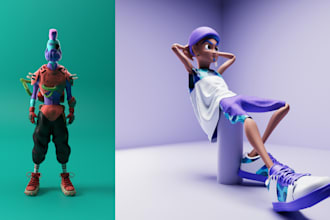 do 3d character modeling