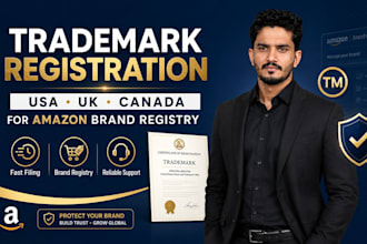 register trademark in USA UK canada for amazon brand registry