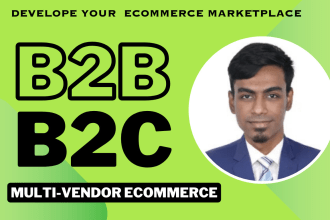 build b2b, b2c ecommerce marketplace website like alibaba using laravel