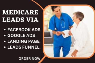 generate exclusive medicare leads via facebook ads landing page leads funnel