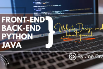 do frontend, backend website design and development