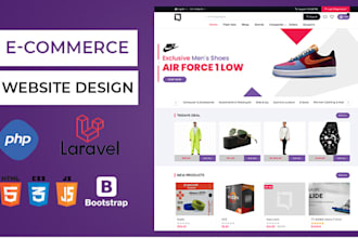 unique ecommerce website design