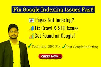 fix technical SEO, crawl errors, and google indexing issues for any website