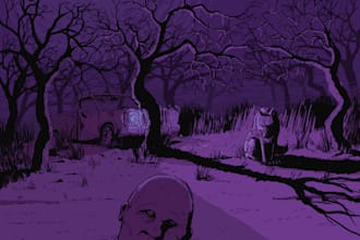 illustrate your horror background