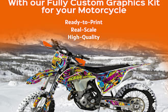make graphics kit for your motorcycle