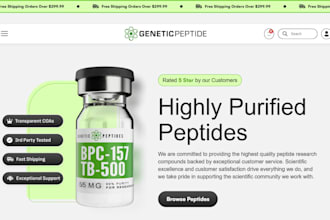 build peptide website supplement fda compliant peptide website nootropic website