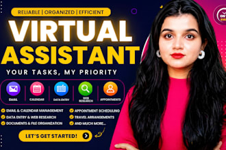 be creative virtual assistant for admin tasks
