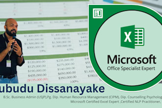 work as microsoft certified excel expert